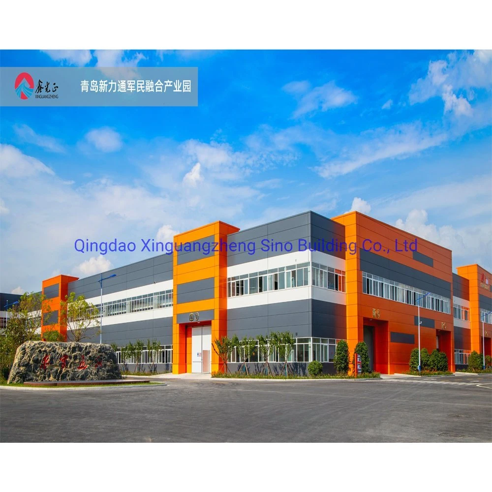 Low Carbon Steel Prefabricated Construction Building Material Industrial Factory Hangar Shed Steel Structure Workshop