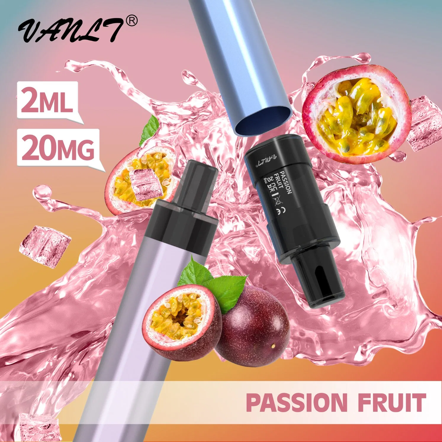 Mini vape Vanlt 600puffs 2ml Electronic Disposable/Chargeable Electronic Cigarette Factory Wholesale/Supplier Direct Wholesale/Supplier