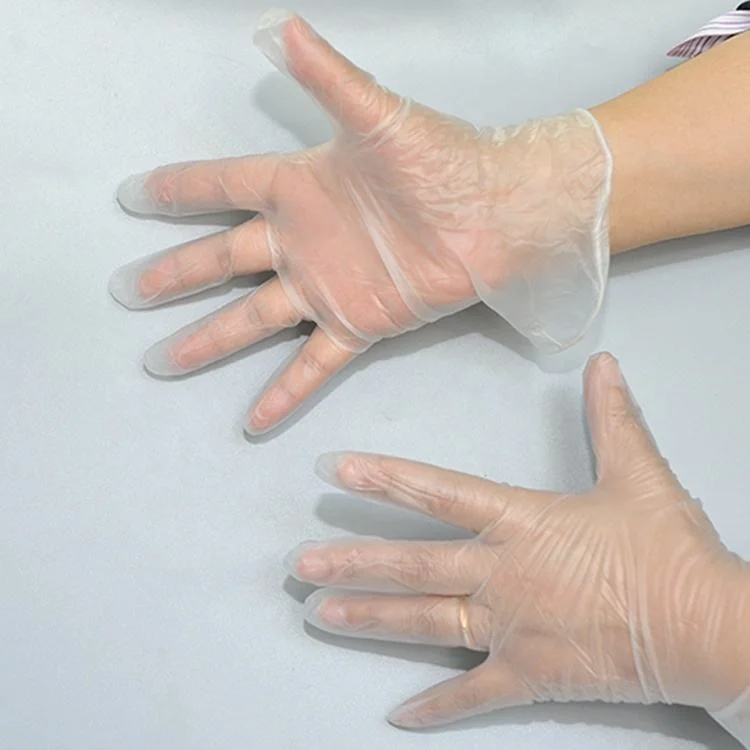 Hand Work Plastic Food Kitchen Vinyl Disposable Pvcgloves