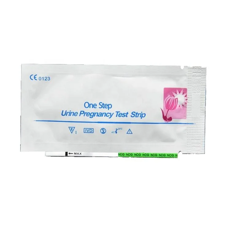 Disposable Use Simple Easy Use Fast HCG One Step Urine Pregnancy Test Strip