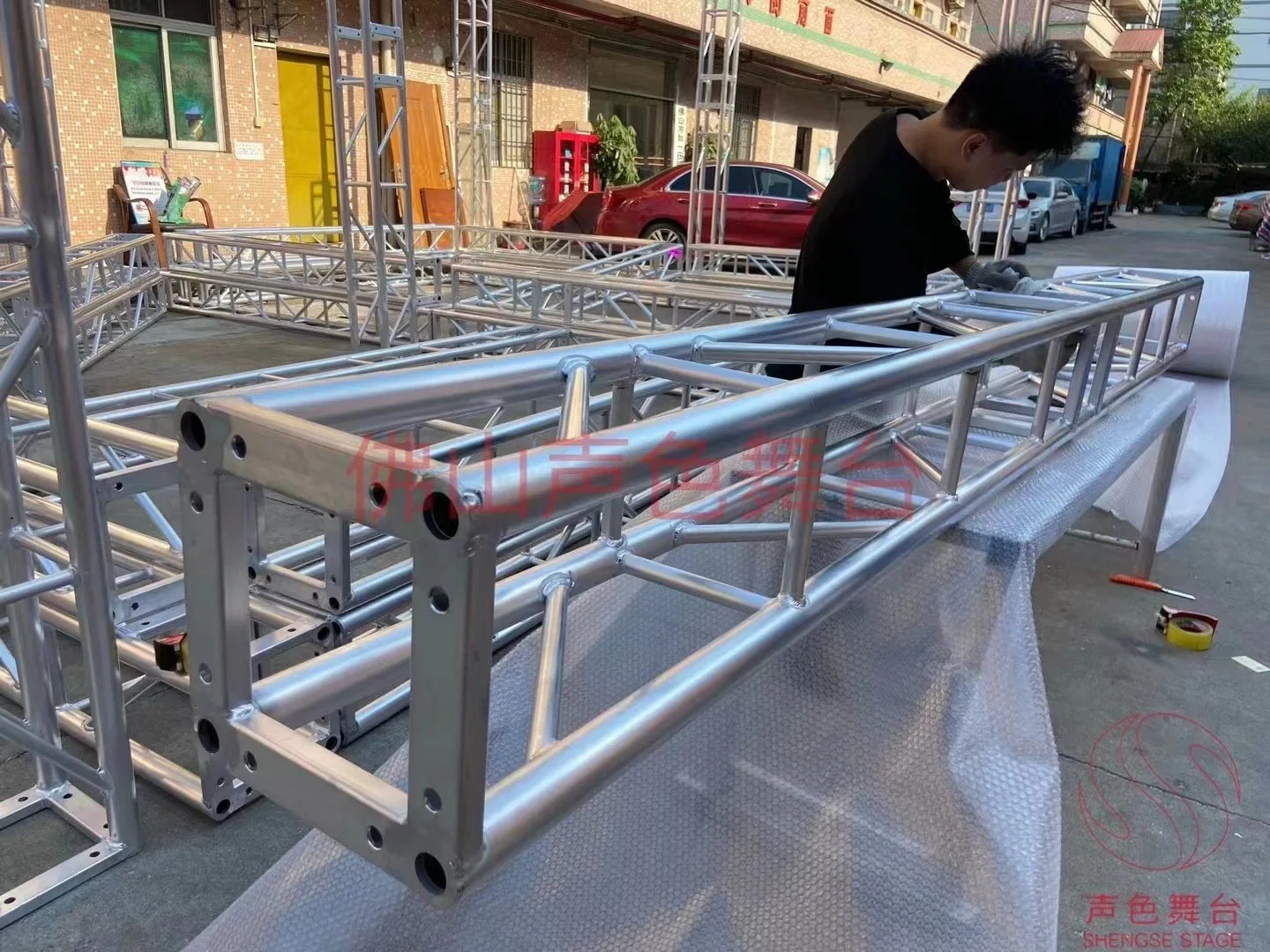 Aluminium Bühne Dach Zelt Bolzen Truss Beleuchtung Show Square Truss Für Konzerte