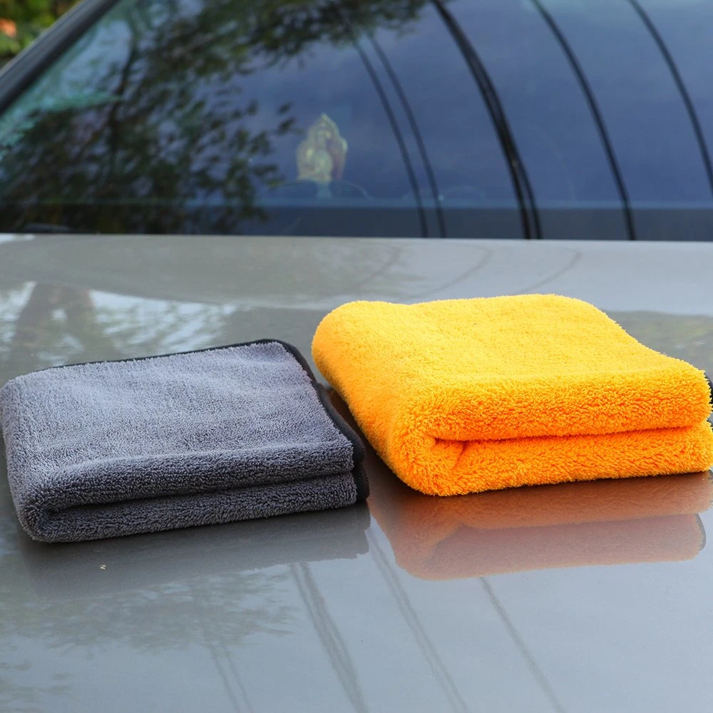 Mayorista/Proveedor de alta calidad 40X40 Polar Fleece Micropelera paño de absorción de agua coche Toalla de limpieza con logotipo personalizado