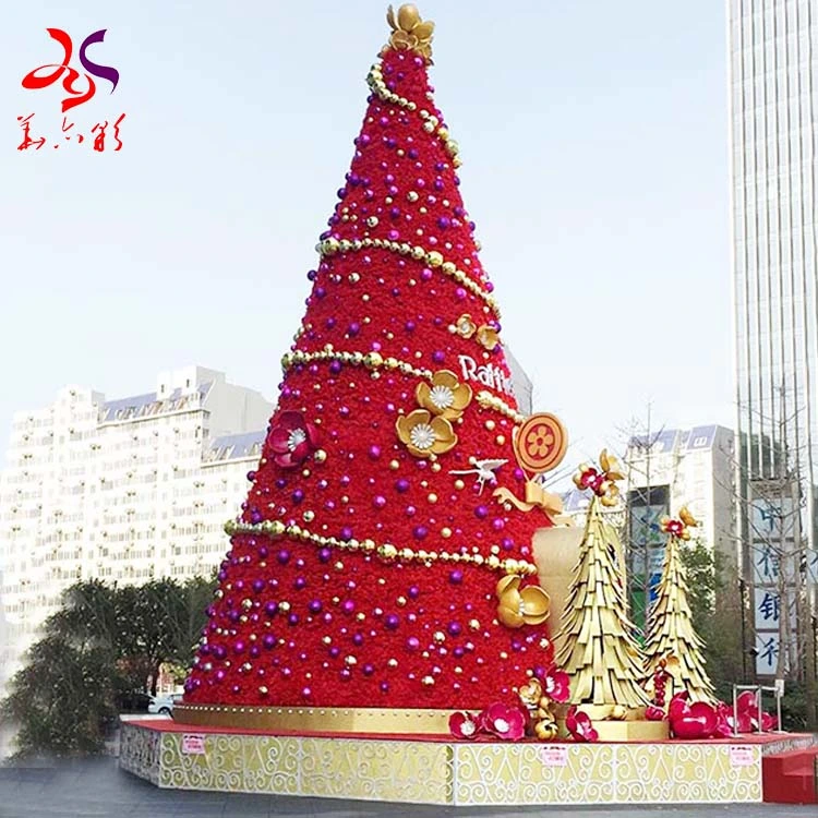 Artificial PVC LED RGB Lights Christmas Tree