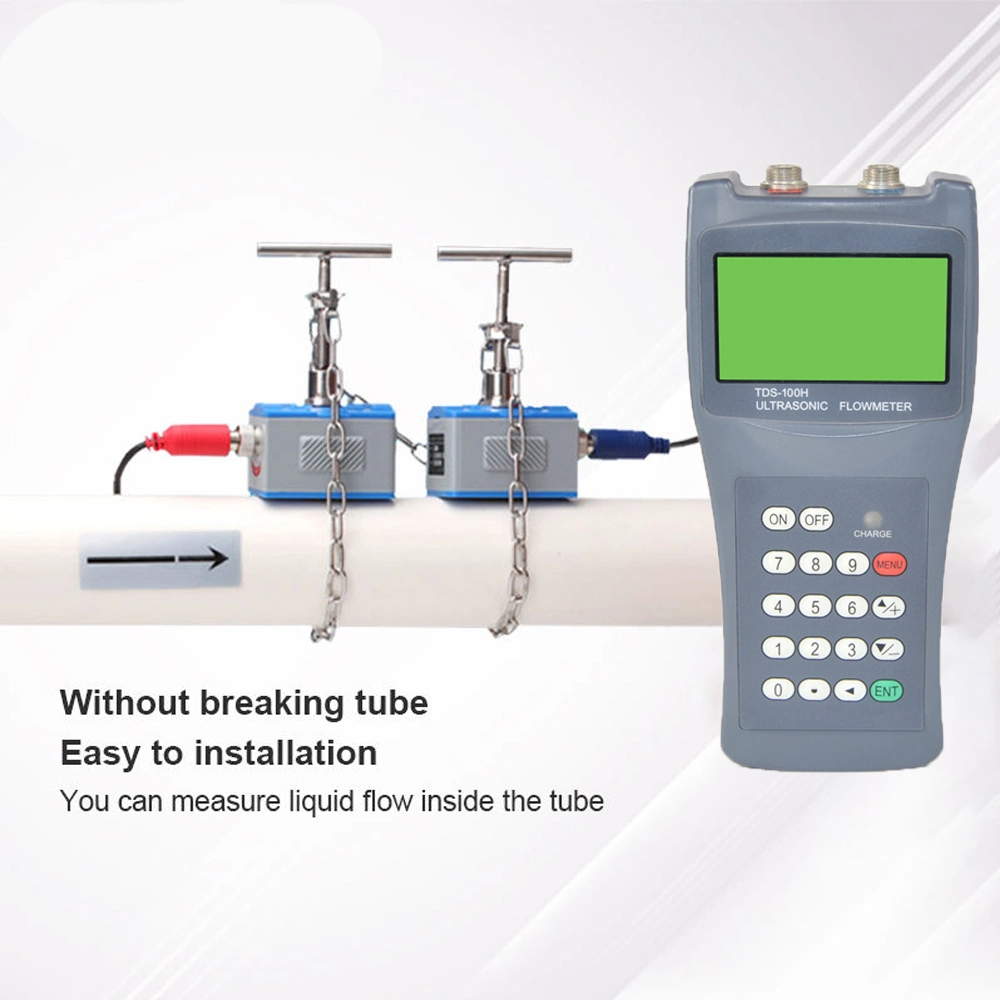 The Best Strap on Steel Pipe Transit Time High Temperature Handheld Ultrasonic Flow Meter