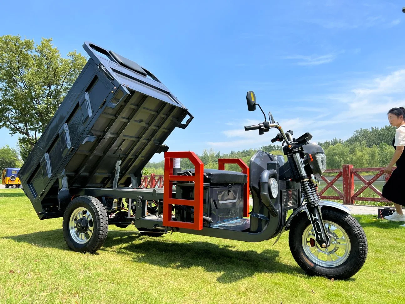 Cheap E-Trikes MID Asia Market 3 Wheel Cargo Electric Tricycles Motorcycle Three Wheel E-Bike