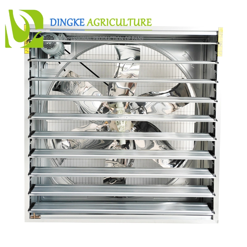 36in Hot-DIP Galvanized Heavy Hammer Standard Shutter Ventilation Exhaust Fan for Poultry and Greenhouse