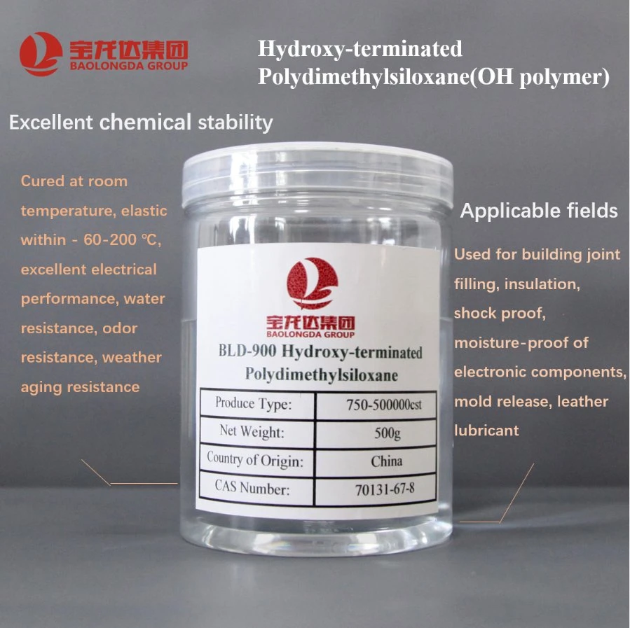 Wholesale/Supplier Colorless and Odorless 100% Pure Linear 107 RTV Silicone Liquid Oh Polymer