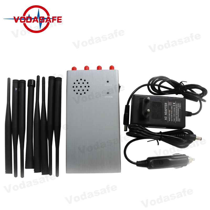 2G 3G 4G LTE WiFi VHF UHF sistema de interferencias de mano Interferencia de señal de 30 metros