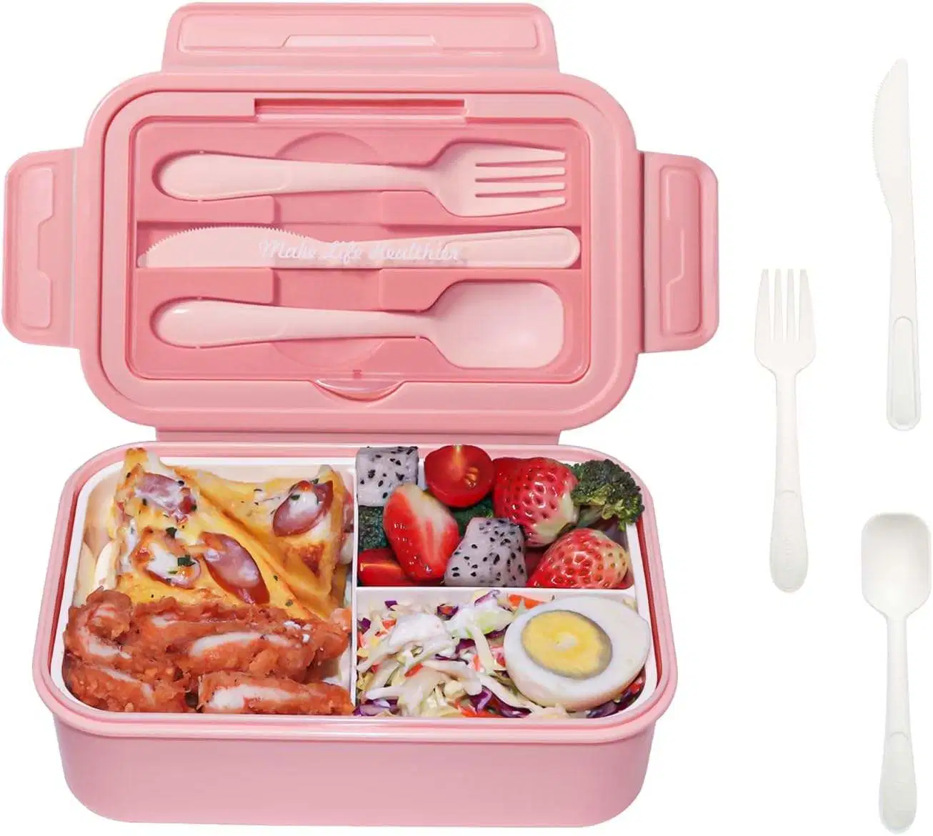 Hot Sale High Quantity Microwave-Safe Bento Lunch Box for Kids Adults Office School