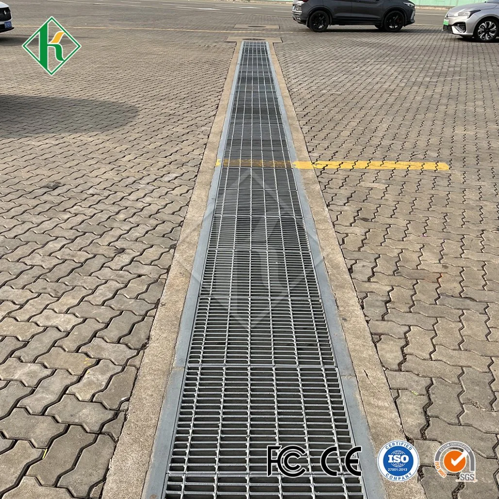 Kaiheng Galvanised Steel Bar Grating Suppliers Trench Cover Plate China Steel Grating Drain Basins Grates