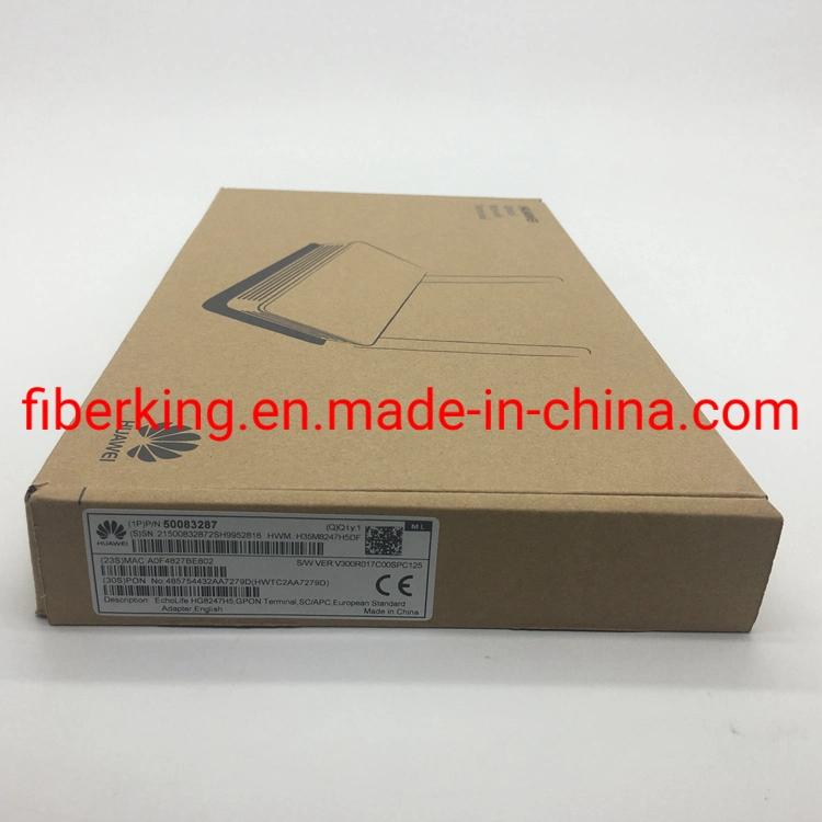 FTTH Fiber Optic Router Gpon Ont CATV 4ge 1tel 2.4G WiFi 1USB Eg8247h5 Huawei ONU