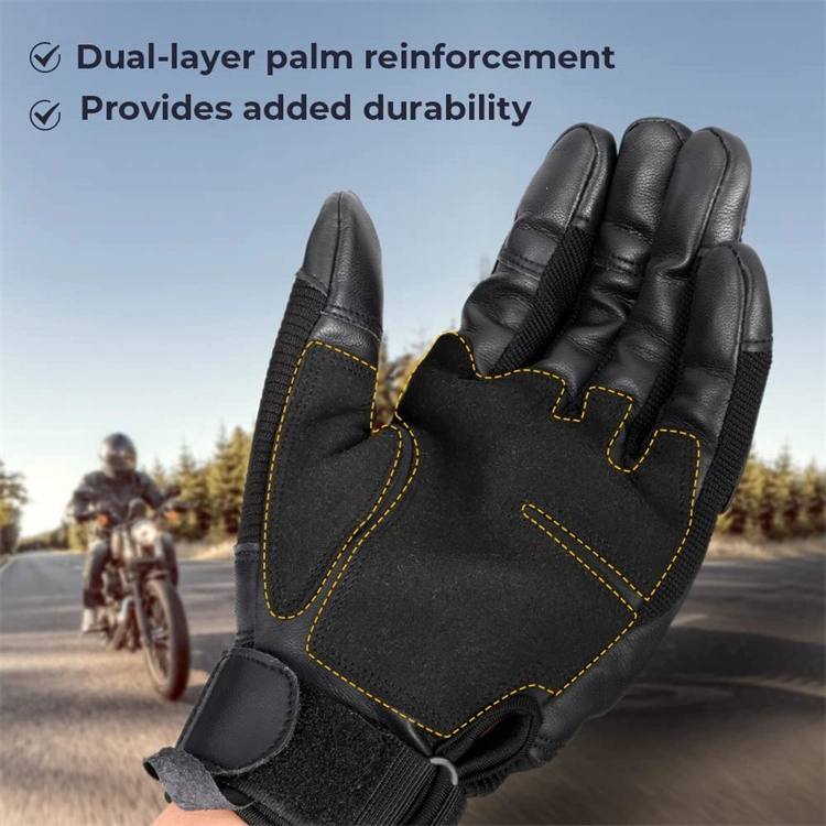 Black Touchscreen Motorcycle Tactical Paintball Cycling Motorbike Hiking Gloves