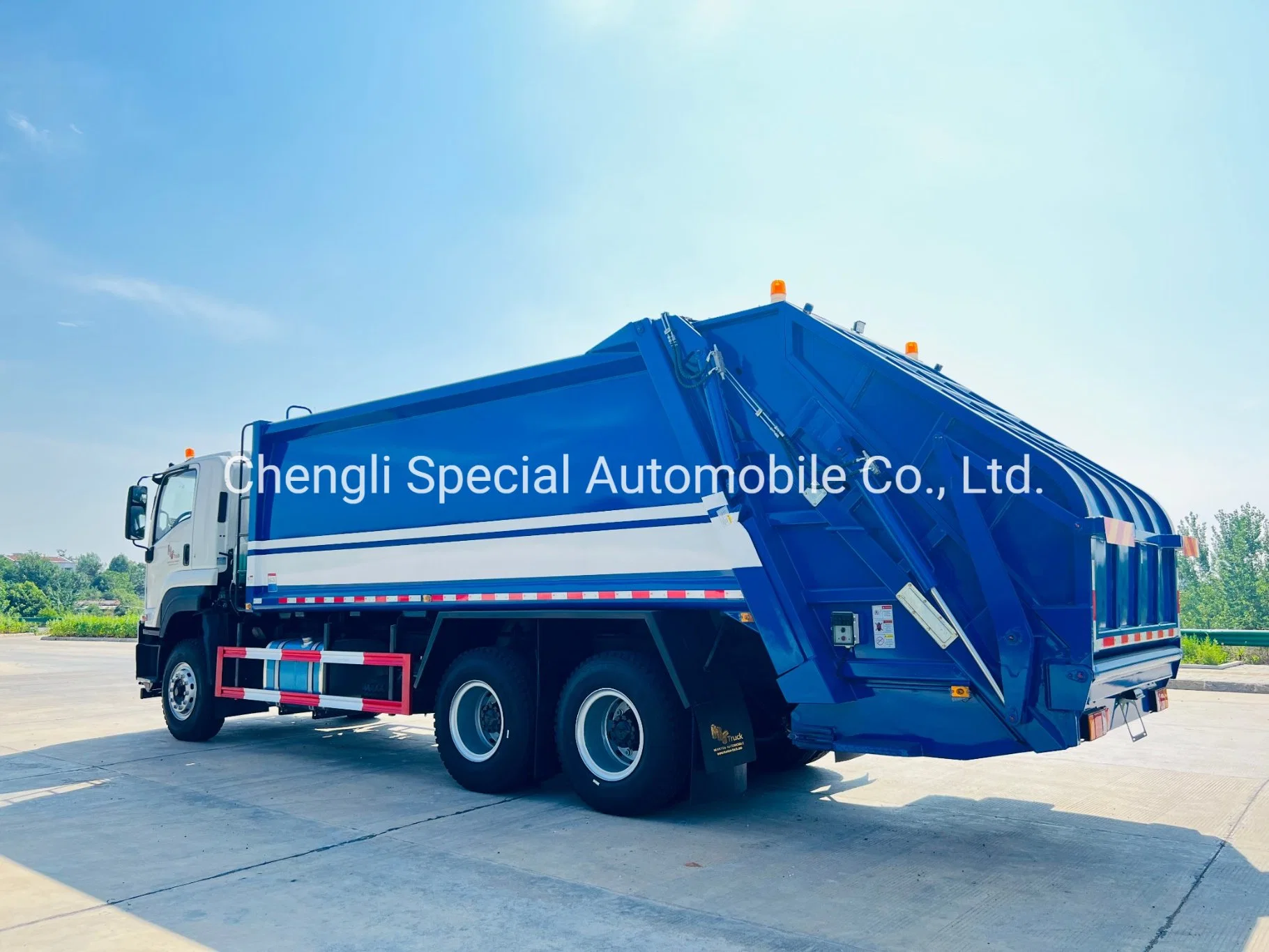 Exported 6X4 LHD 22cbm 25cbm Compressed Garbage Compactor Waste Disposal Truck