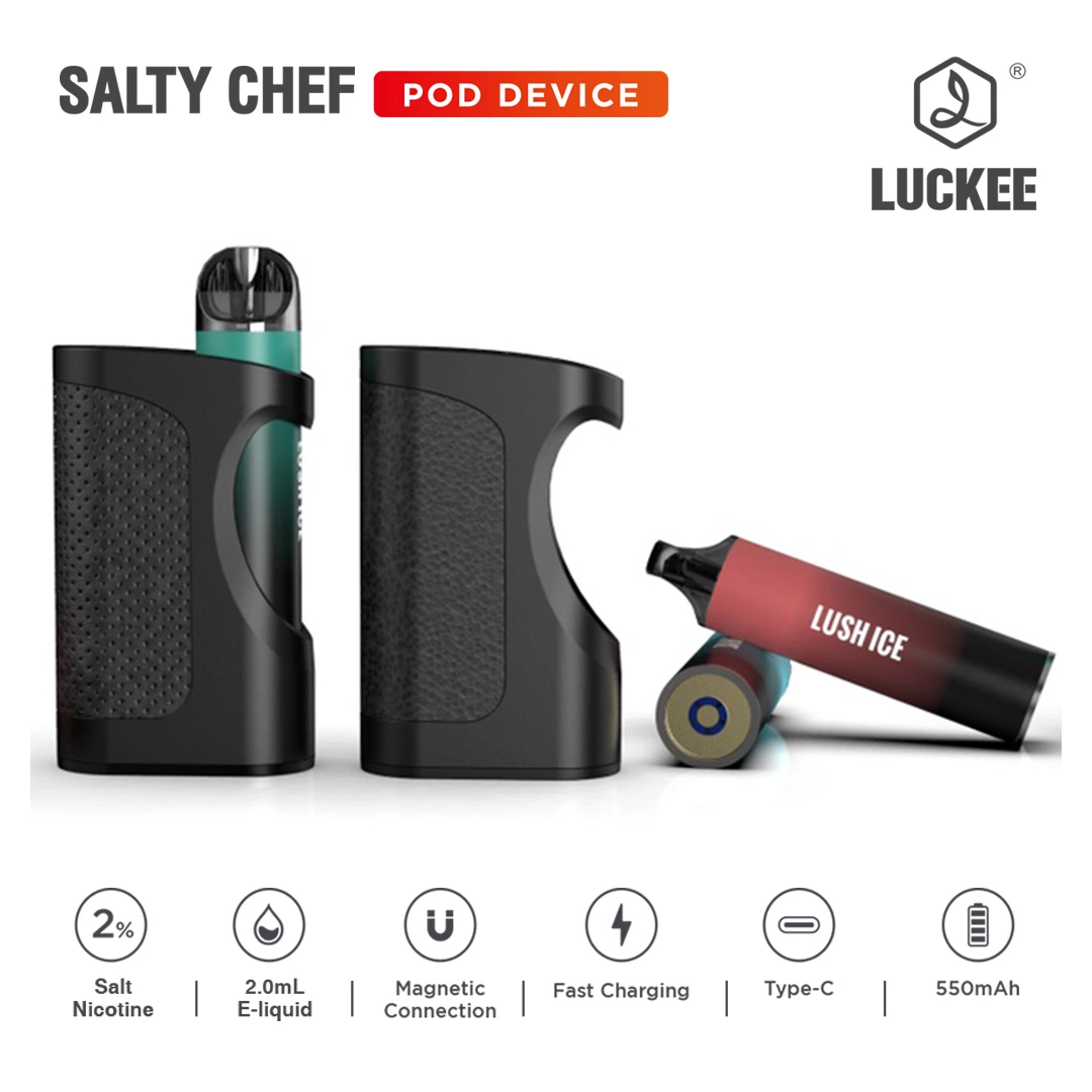 Banheira na venda por grosso Vape Salgado Dispositivo Chef 550mAh recarregável Bateria