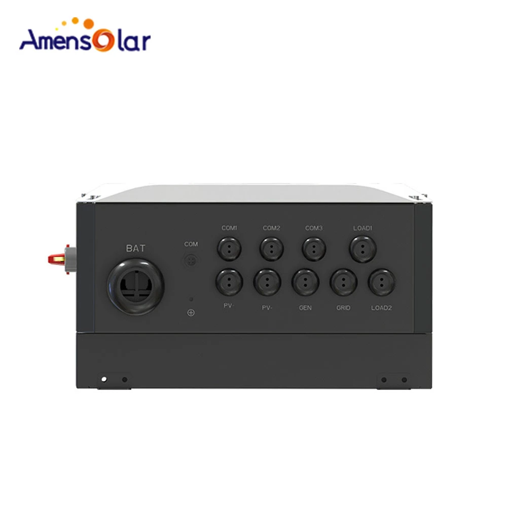 Amensolar 10kw 110V 120V MPPT Control Remoto para 48V Batería Solar Híbrido Sistema Inversor inteligente