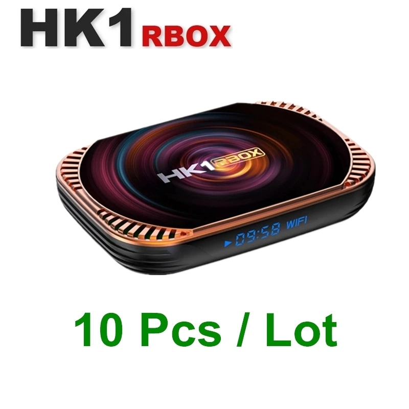 HK1 RBox X4 HD Android 4K IPTV Set Top Smart Boîte OTT