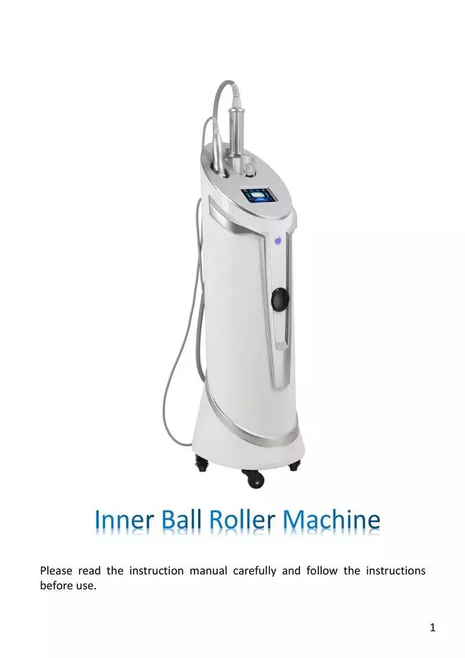 Körper formende Endolymphatische Drainage Kugeln Maschine inneren Ball 8d Roller Muskelmassage Cellulite Reduktion Abnehmen Ausrüstung