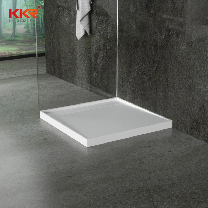 Waterproof Australia Solid Surface Resin Stone Bathroom Shower Base