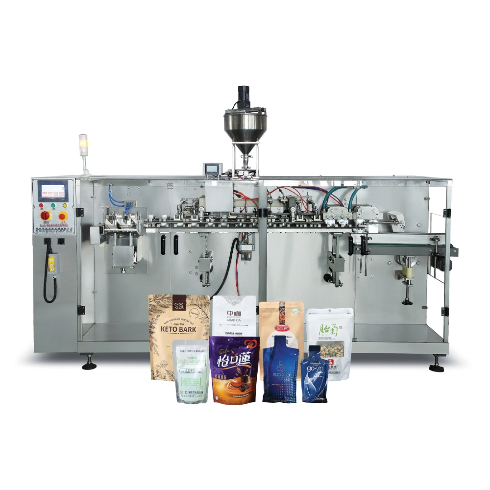 Horizontal Packing Machine for 3 or 4 Side Pouch or Doypack