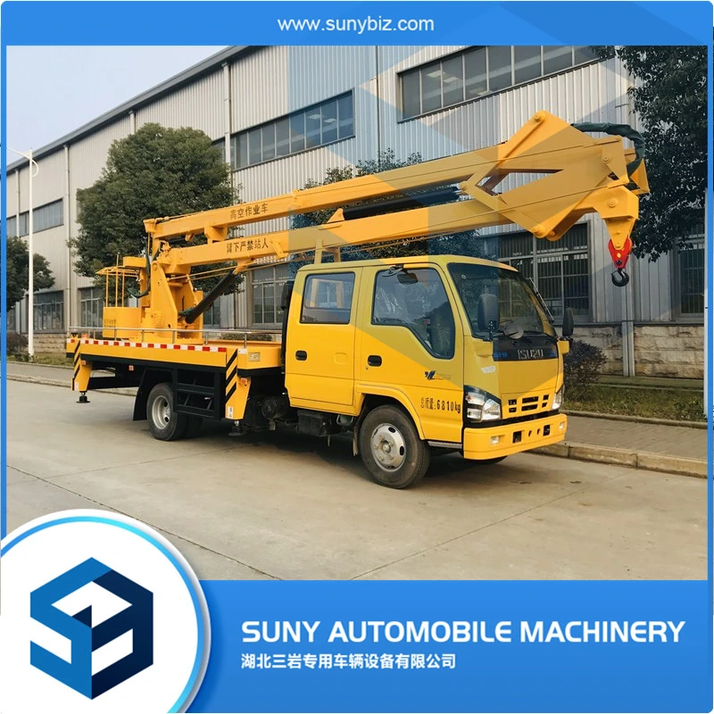 12m Boom Truck Aerial Truck Rear Working Platform