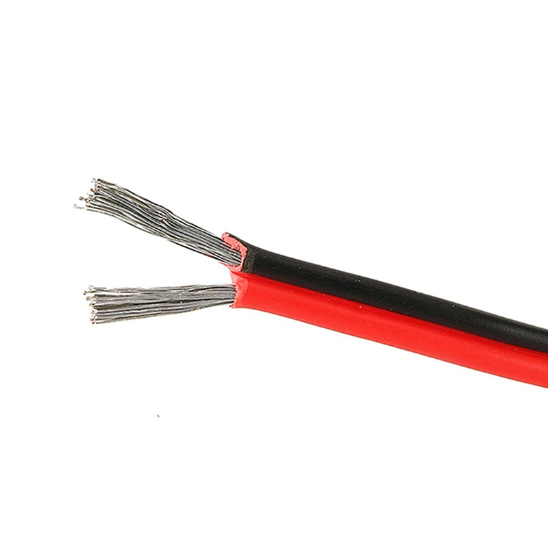 1,5 mm2, Cable de altavoz transparente, rojo y negro paralelo Cable Eléctrico UL2464