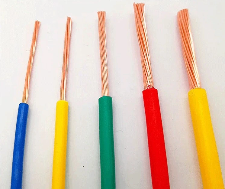 1.5 2.5 4 6 10mm Low Smoke Zero Halogen Flame Retardant BV/Bvr Electric Wire Cable PVC with CE Certificates for House