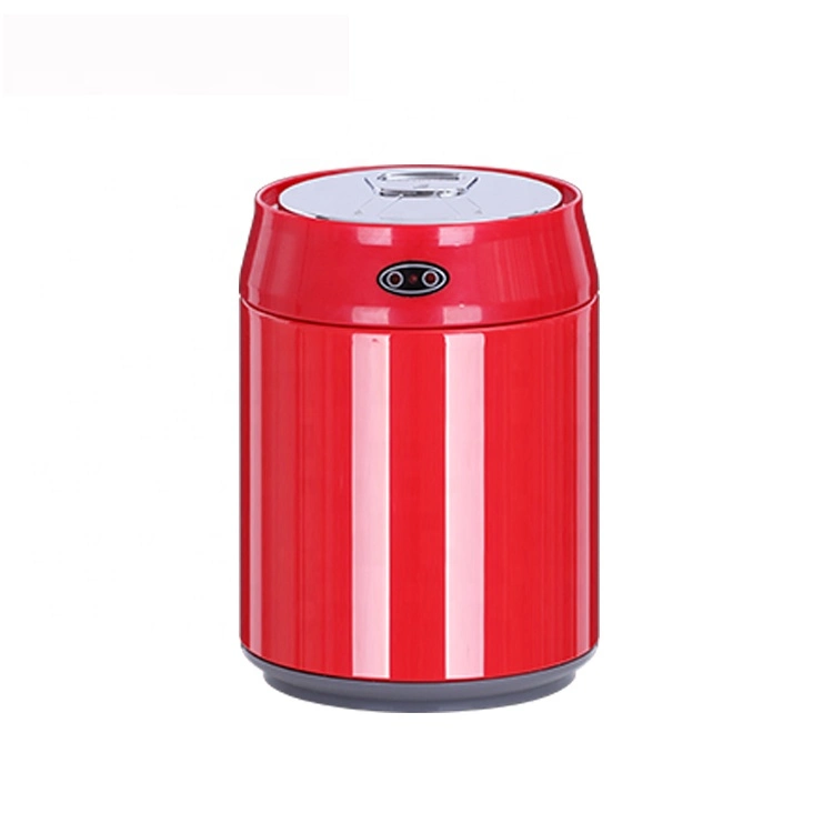 Mini Automatic Trash Can Touchless 1.5liters Sensor Infrared Motion Stainless Steel Office