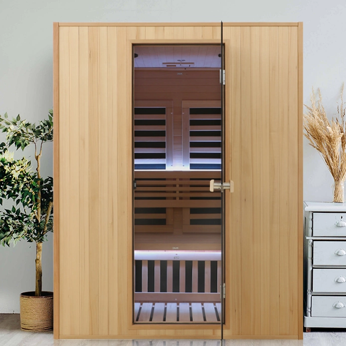 V Health New Design Infrared Hemlock Sauna Room