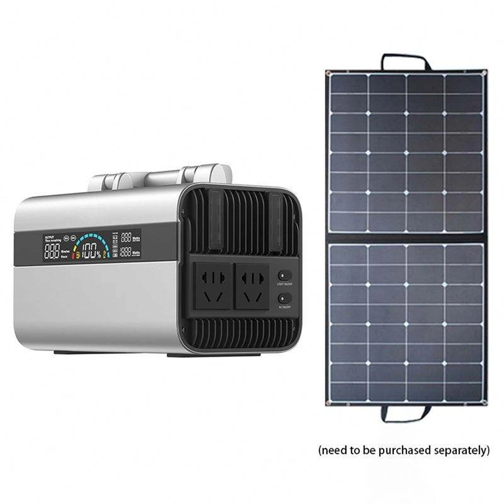 Outdoor Energy Storage Power Supply Portable 600W Mobile Solar Energy Storage Power Supply