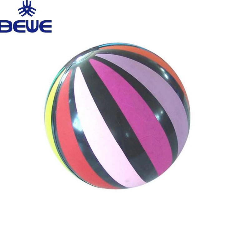 Hergestellt in China Bester Preis OEM farbige PVC Strand Spielzeug Ball