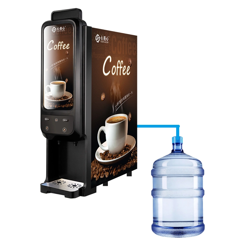 Professionelle Kommerzielle Kaffeemaschine Heiß &amp; Normales Wasser Trinken Kaffee Verkaufsmaschine