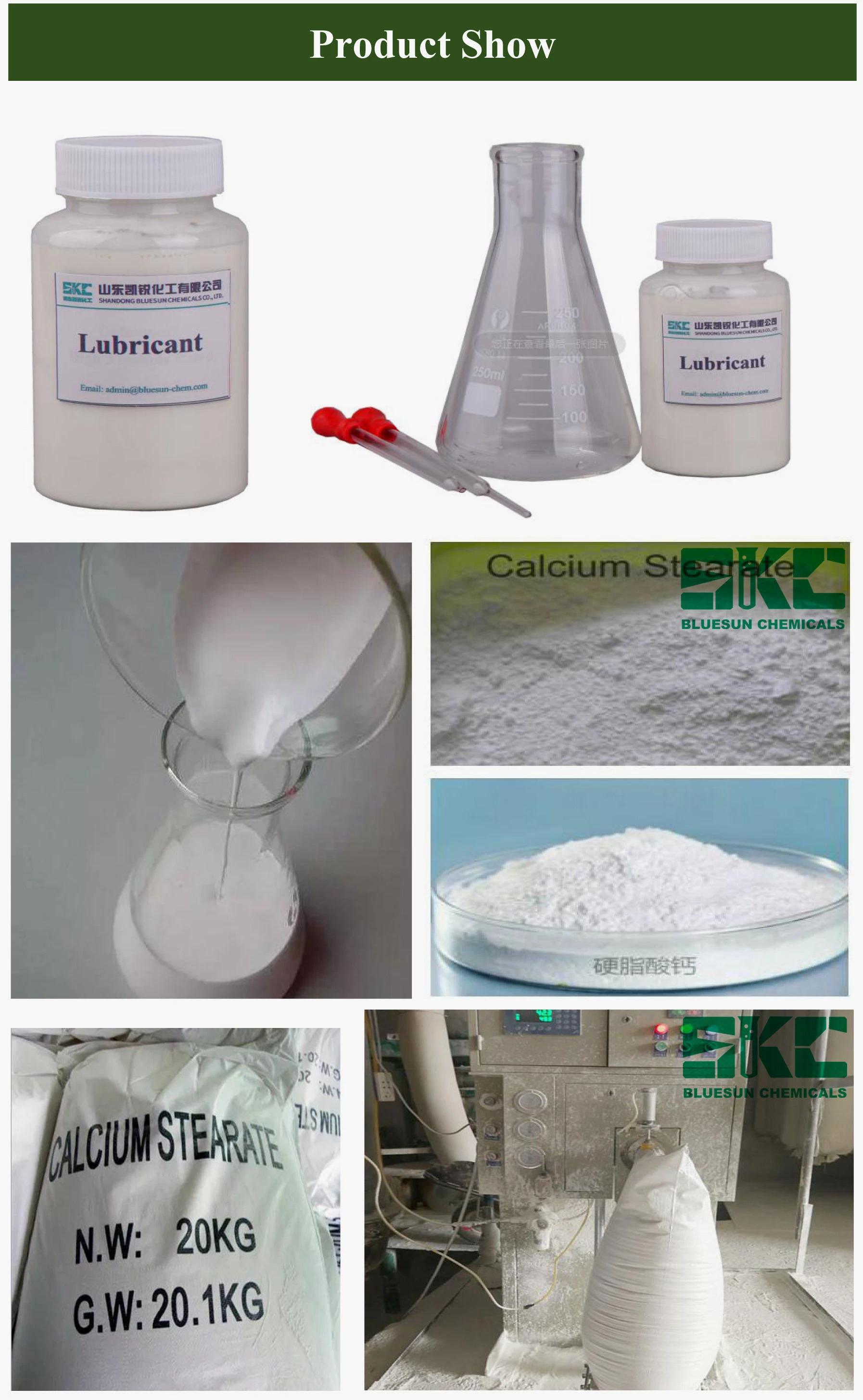 Lubricant/ Coating/ Paper Chemical/ Stearic Acid Calcium Salt/ pH 9.0-13.0