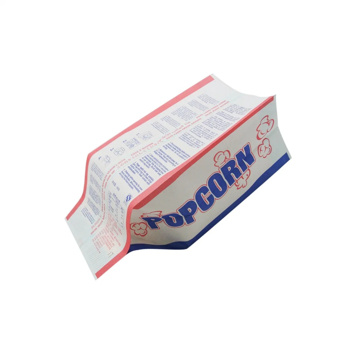 Ex-Fabrik Preis Öl-Proof Lebensmittelbeutel Papierbeutel Mikrowellen Popcorn Verpackung