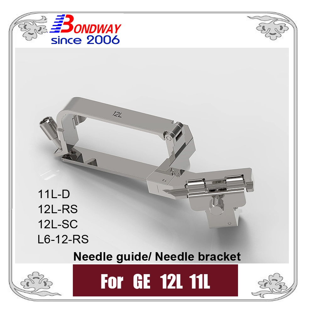 Reusable Biops Needle Guide Bracket for Ge Linear Ultrasound Probe 11L 12L 11L-D 12L-RS 12L-Sc L6-12-RS, Ultrasound Guided Biopsy, Interventional Sonography