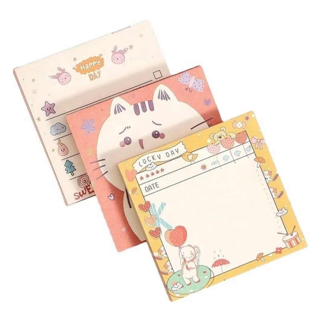 Original Factory Custom Sticky Note Pads Stationery Supplies Memo Pads Sticky Notes