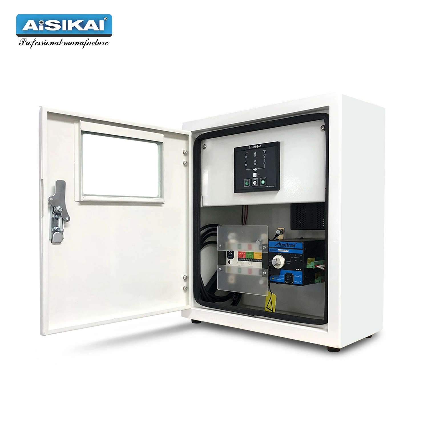 Control del generador de Venta caliente Aisikai 380V/400V 630un Panel de ATS 4p