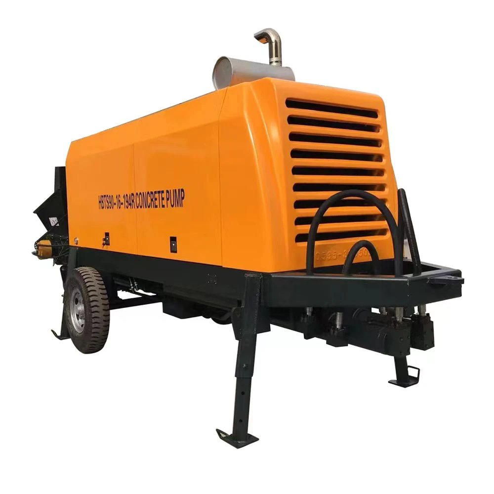 Hbt40/60/80/100/105/110 Diesel Trailer Concrete Pump