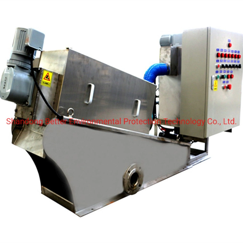 Dyeing and Printing Sewage Volute Sludege Dewatering Machine