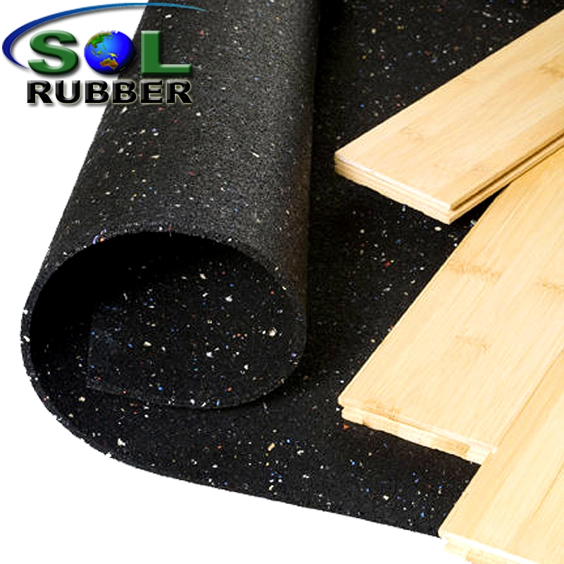 Sol Rubber Anti Shock Underlay Cork Rubber Flooring