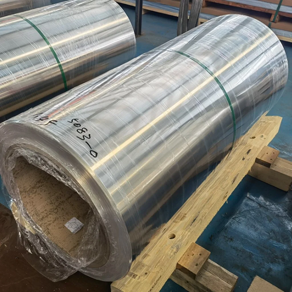 Food Aluminum Foil Paper High quality/High cost performance  with Low Price 5052 5083 5182 5754 5A03 5454 5A06 5005 Customized Aluminum Silver Paper Coil