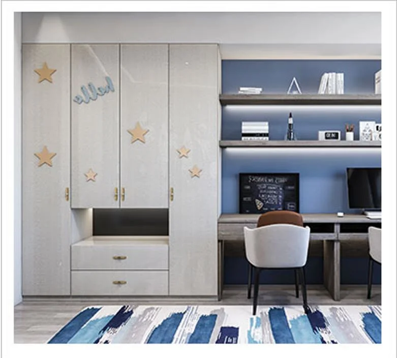 Elegant and Fresh Children's Bedroom Study Furniture Children's Study Furniture