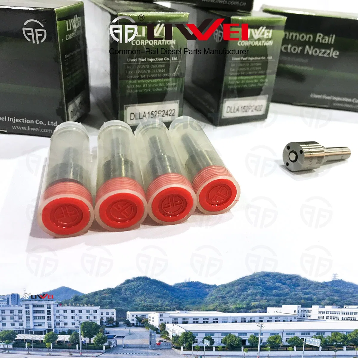 LIWEI Brand Nozzle DLLA150P2436 Common Rail Injector Auto Parts for 0445110633/632