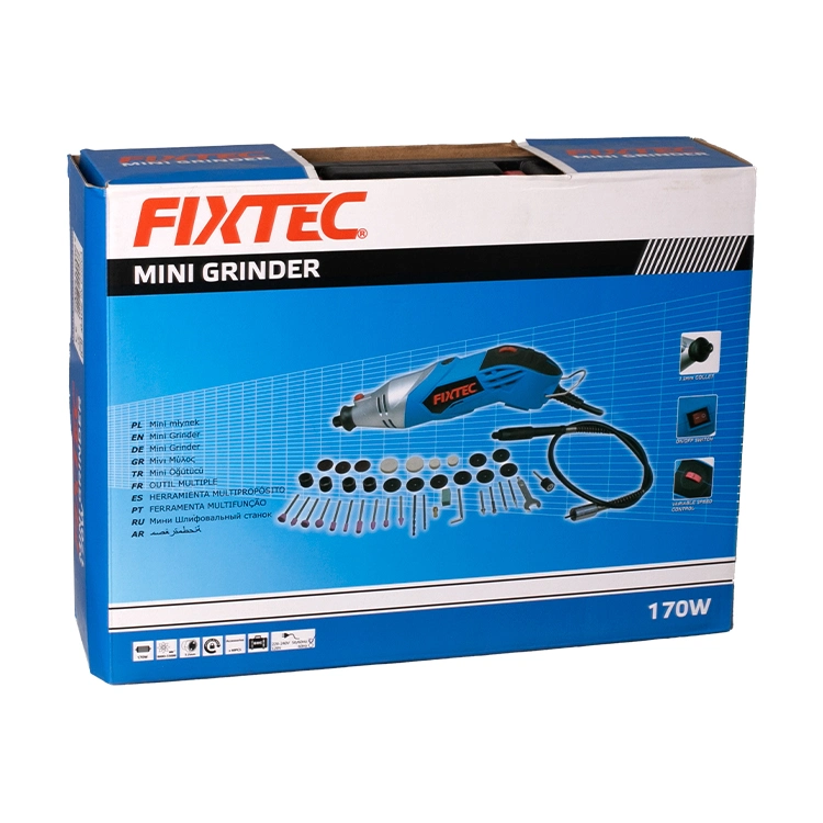 Fixtec Mini amoladora giratorio 170W Kit de accesorios herramienta rotatoria Dremel