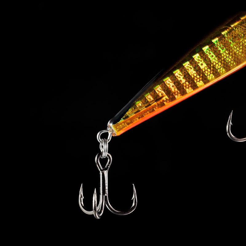 6/7/9cm de profundidad artificial de plástico duro Minnow Pesca señuelos agua salada de cebo