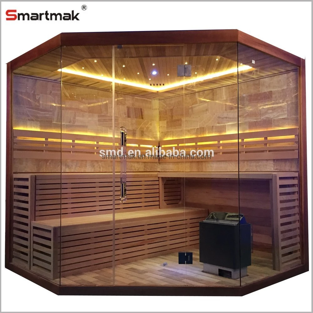 High Quality Indoor Sauna and Steam Combined Room for 5 Person