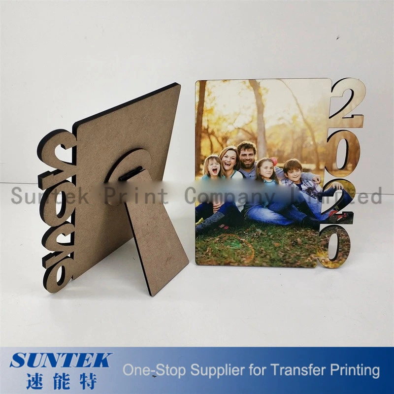 La sublimation MDF vierge cadre photo avec la famille pour l'impression numérique 155*140*5mm