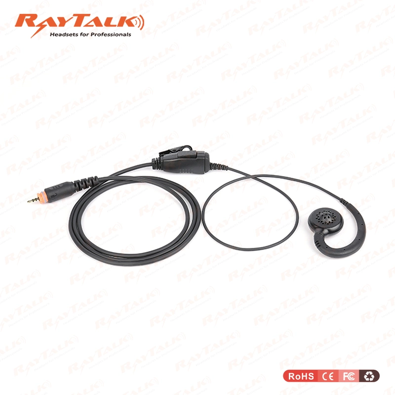 Auricular en forma de C para radios Kenwood 2 PIN Tk208, Tk3207