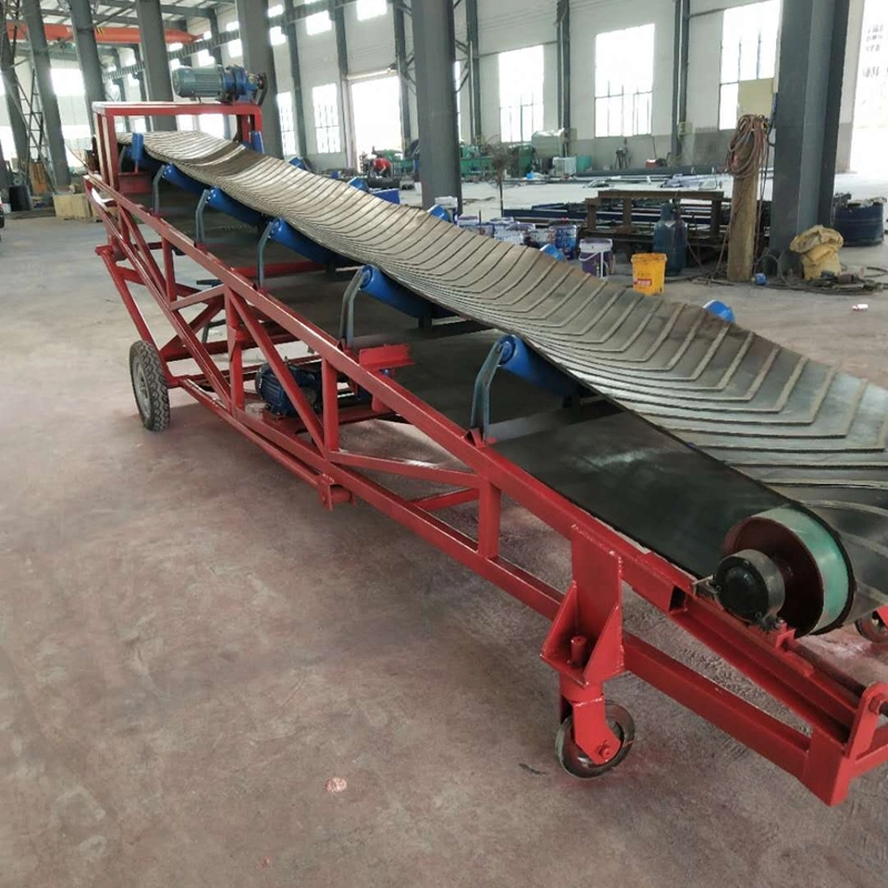 Steel Frame Rubber Belt Conveyor Conveying Equipment Vibrating Conveyor