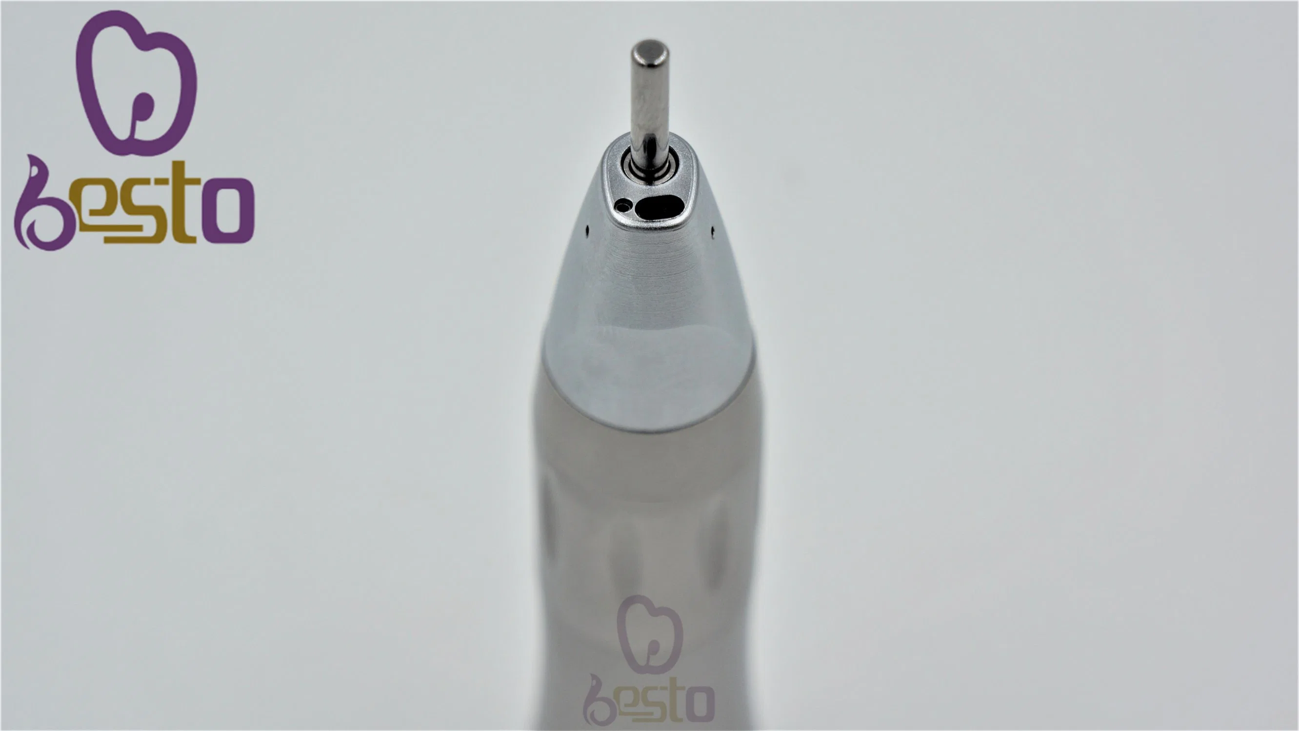 Dent Inner Water Straight Low Speed Dental Handpiece with LED Optical Fiber for Surgical Implant