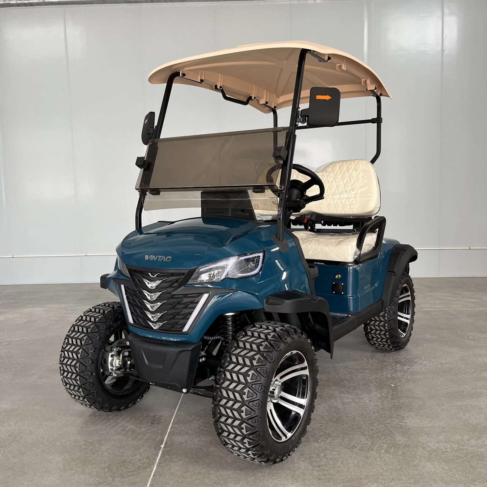 Wintao 72V batterie au lithium chariot électrique de golf 2 places